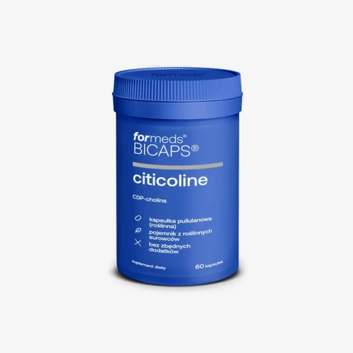 Bicaps Citicoline cytykolina CDP-cholina 60 kapsułek - ForMeds
