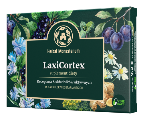 LaxiCortex (na zaparcia) 15 kapsułek - Herbal Monasterium