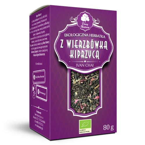 Ekologiczna herbatka z wierzbówką kiprzycą Ivan Chai liściasta 80 g - Dary Natury