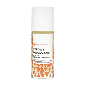 Zdrowy dezodorant roll-on Pomarańcza Paczula 50 ml - Opcja Natura