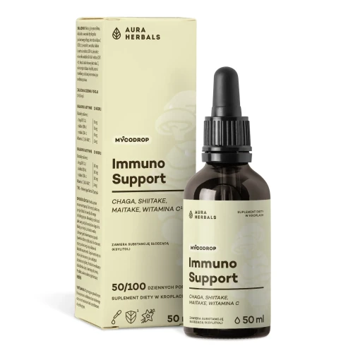 Mycodrop Immuno Support krople 50 ml - Aura Herbals