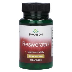 Resveratrol resweratrol 250 mg 30 kapsułek - Swanson