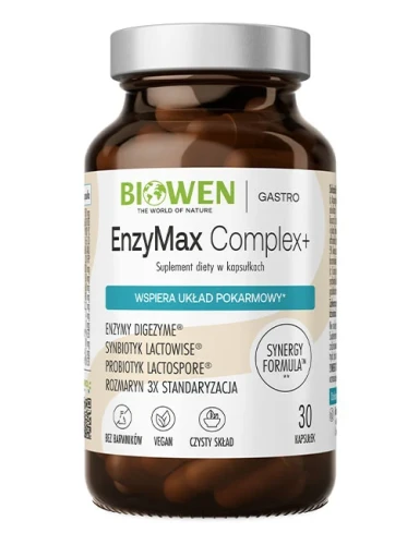 EnzyMax Complex+ enzymy trawienne 90 kapsułek - Biowen