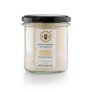PRZECENA! (krótki termin) Puder do kąpieli Miodowa Słodycz 180 g - Miodowa Mydlarnia