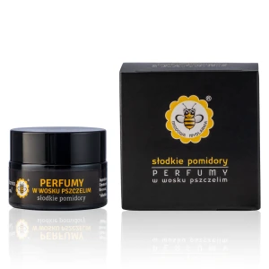 PRZECENA! (krótki termin) Perfumy w wosku pszczelim Słodkie Pomidory 15 g - Miodowa Mydlarnia