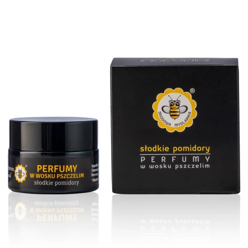 Perfumy w wosku pszczelim Słodkie Pomidory 15 g - Miodowa Mydlarnia