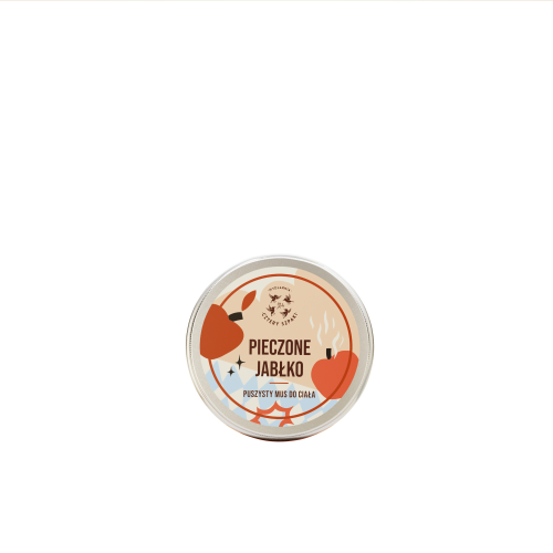 Puszysty mus do ciała Pieczone Jabłko 150 ml - Cztery Szpaki