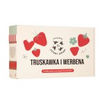 Zestaw Truskawka i Werbena olejek do masażu ciała + mydło w płynie - Cztery Szpaki