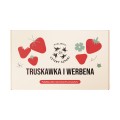 Zestaw Truskawka i Werbena olejek do masażu ciała + mydło w płynie - Cztery Szpaki