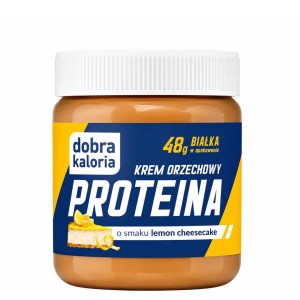 Krem orzechowy PROTEINA o smaku lemon cheesecake 200 g - Dobra Kaloria