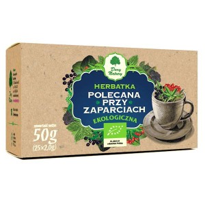 Herbatka Polecana przy Zaparciach EKO fix 25 x 2 g (saszetki) - Dary Natury