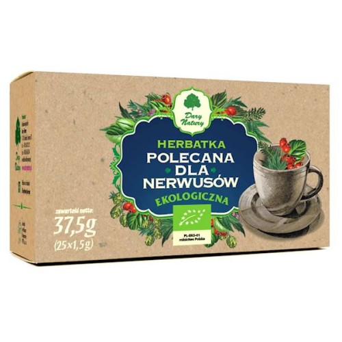 Herbatka dla nerwusów EKO fix 25 x 1,5 g (saszetki) - Dary Natury