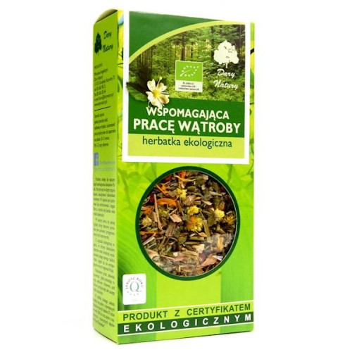 Herbatka wspomagająca pracę wątroby EKO 50 g - Dary Natury