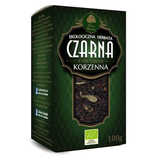Herbata Czarna Korzenna z Gór Cejlonu EKO 100g - Dary Natury