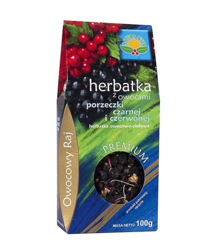 Herbatka z owocami porzeczki czarnej i czerwonej 100 g - Natura Wita