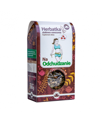 Na odchudzanie herbatka ziołowo-owocowa 100 g - Natura Wita