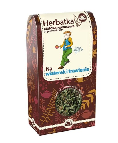 Na wiaterek i trawienie herbatka ziołowo-owocowa 100 g - Natura Wita