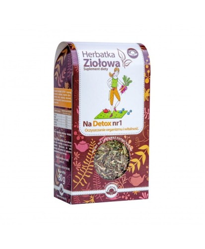 Na Detox nr 1 Oczyszczanie herbatka ziołowa 80 g - Natura Wita