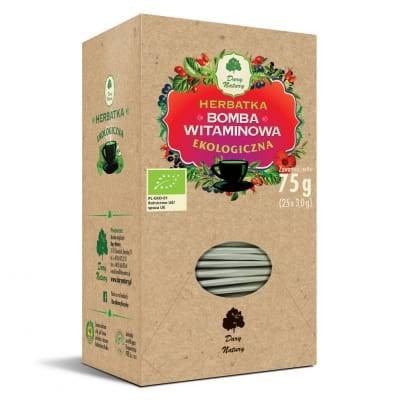 Herbatka Bomba Witaminowa fix 25 x 3 g EKO (saszetki) - Dary Natury