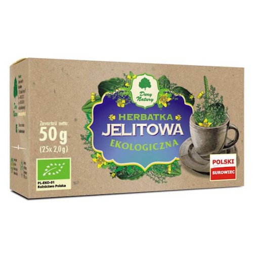 Herbatka Jelitowa EKO 25 x 2 g (saszetki) - Dary Natury