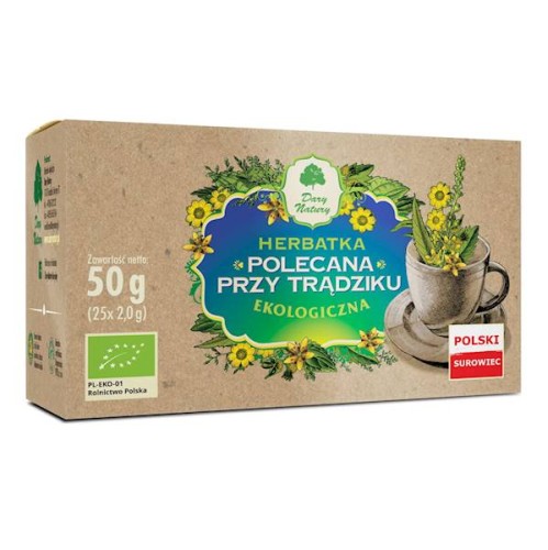 Herbatka Polecana Przy Trądziku EKO fix 25 x 2g (saszetki) - Dary Natury
