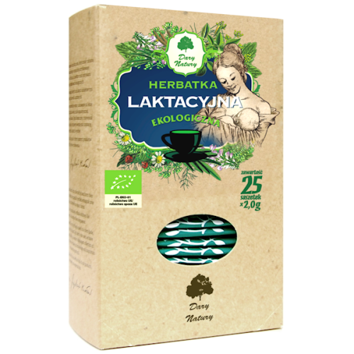 Herbatka Laktacyjna EKO fix 25 x 2 g (saszetki) - Dary Natury