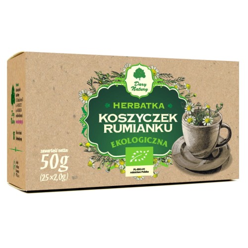 Rumianek koszyczek fix EKO 25 x 2 g (saszetki) - Dary Natury