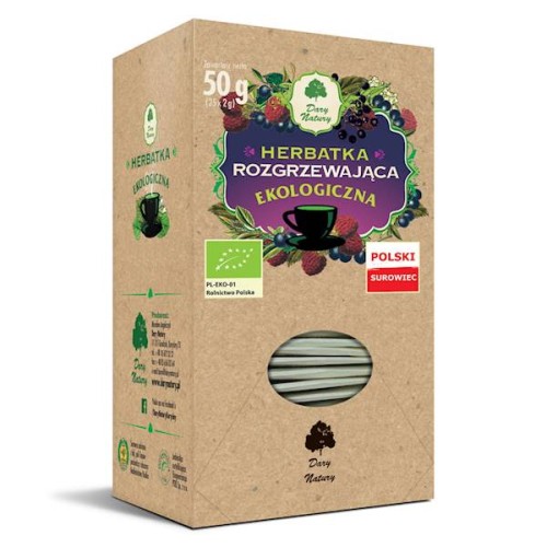 Herbatka Rozgrzewająca EKO fix 25 x 2 g - Dary Natury