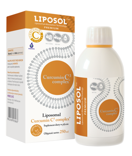 Liposol Curcumin 3 Plus liposomalna kurkumina 170 mg 250 ml - Aliness