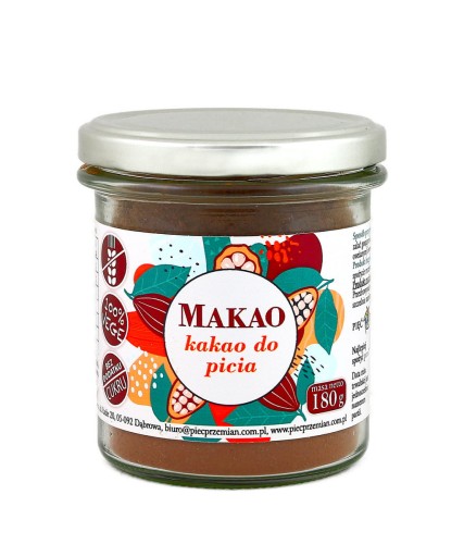Makao kakao z ksylitolem 180 g - Pięć Przemian