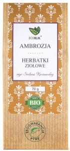 EcoBlik herbatka Ambrozja ukojenie dla gardła 70 g - Aliness
