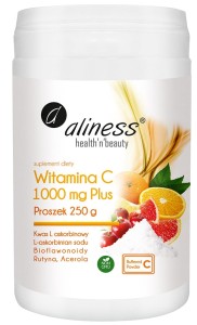 Witamina C 1000 mg Plus proszek 250 g - Aliness