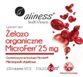 Żelazo organiczne Microferr® 25 mg 100 tabletek vege - Aliness