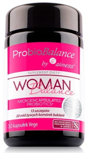 ProbioBalance Woman Balance 20 mld 30 kapsułek vege - Aliness