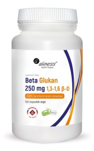 Beta Glukan Yestimun® 1,3-1,6 β-D 250 mg 100 kapsułek vege - Aliness