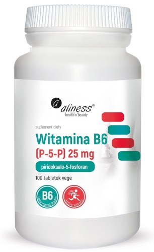 Witamina B6 (P-5-P) 25 mg 100 tabletek - Aliness