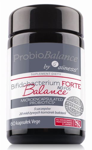 ProbioBalance Bifidobacterium Forte Balance No Foss 20 mld 60 kapsułek vege - Aliness