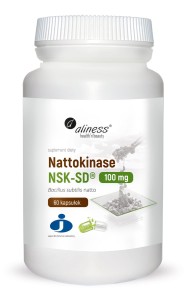Nattokinase NSK-SD® 100 mg 60 kapsułek vege - Aliness