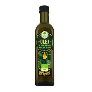 Olej z nasion marchwi EKO tłoczony na zimno 100 ml - Dary Natury