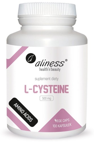 L-Cysteine 500 mg 100 kapsułek vege - Aliness