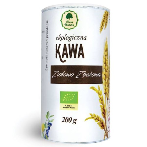 Kawa ziołowo-zbożowa EKO (tuba) 200 g - Dary Natury