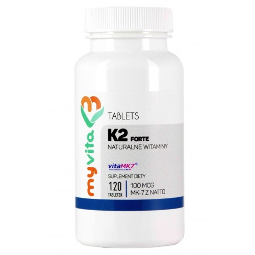 Witamina K2 mk-7 100 mcg 120 tabletek - MyVita