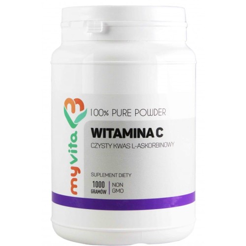 Witamina C kwas L-askorbinowy 1000 mg proszek 1 kg - MyVita