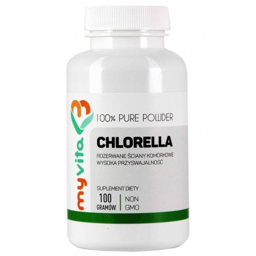Chlorella algi morskie proszek 100 g - MyVita