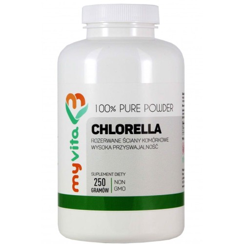 Chlorella algi morskie proszek 250 g - MyVita