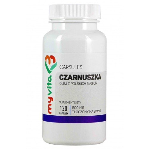 Czarnuszka olej z nasion 500 mg 120 kapsułek - MyVita
