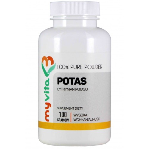 Potas cytrynian potasu 100 g proszek - MyVita