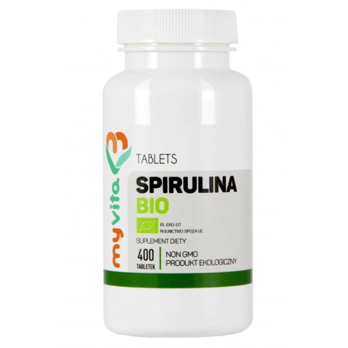 Spirulina BIO 400 tabletek - MyVita