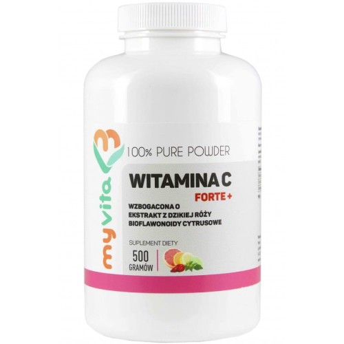 Witamina C Forte+ 1000 mg proszek 500 g - MyVita