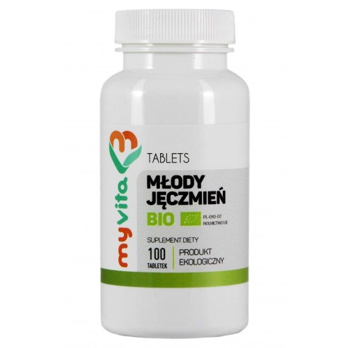 Młody Jęczmień BIO 100 tabletek - MyVita